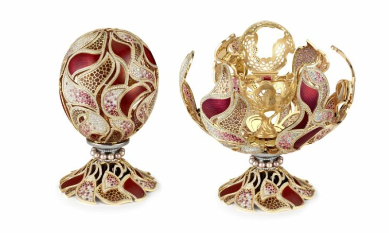 Fabergé and Gemfields Unveil $1.2 Million Malaika Egg