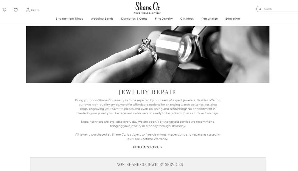 Shane Co resizing