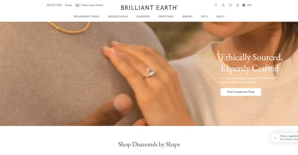 Brilliant Earth price match
