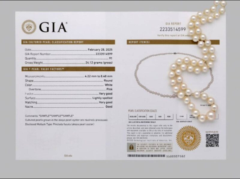 GIA Updates Pearl Classification with Expanded Nacre Quality Scale